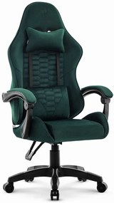 Herné kreslo HC-1000 Green - zamatová látka