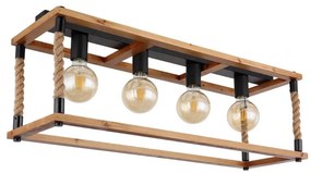 Globo 15691-4D - Stropné svietidlo VERNON 4xE27/60W/230V