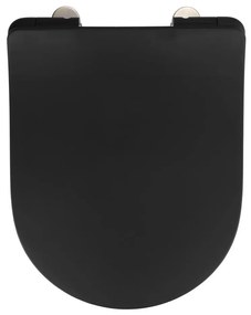 WENKO 23827100-WC sedadlo SEDILO 45,2x36,2 cm čierna/strieborná