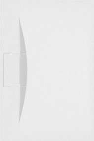 Mexen Egon, SMC obdĺžniková sprchová vanička 100 x 80 cm, biela, 4R108010
