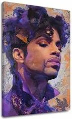 Obraz Prince - Fialový elegán | 100% originál domaľovaný akrylom