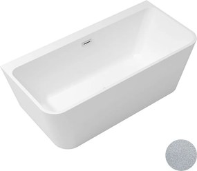 Besco Akrylátová voľne stojaca vaňa Varya Glam S 170x80 BESCO-Typ výpuste: Click-Clack s prepadom, grafit, BESCO-Rozmery: 170x80, BESCO-Farba: Biela/…