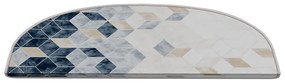 Modro-biele nášľapy na schody v súprave 16 ks 20x65 cm Boxes – Vitaus