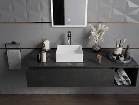 Mexen Goya, umývadlo na dosku 35 x 35 cm, biela, 22183500