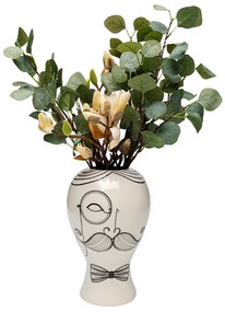 Favola Men váza biela 30 cm