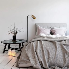 Stojacia lampa Emek 120 cm čierno-zlatá