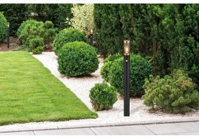 Globo 3159BCS-Von. lampa so senzorom BOSTON 1xE27/15W/230V IP44 110cm čierna/meď