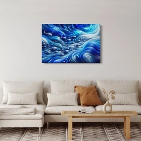 Obraz – Ryby vo vlnách (90x60 cm)