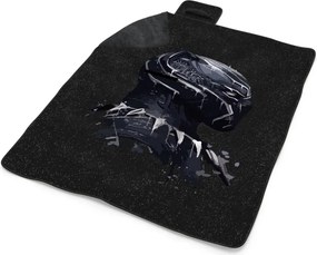 Sablio Plážová deka BLACK PANTHER z profilu Vesmír: 200x140 cm