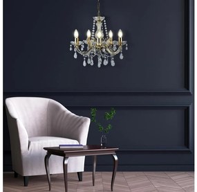 Searchlight 699-5 - Luster na reťazi MARIE 5xE14/40W/230V