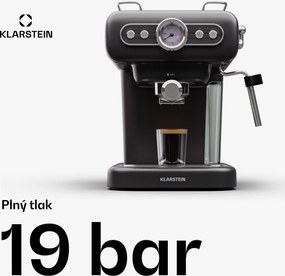 Klarstein Espressionata Evo, pákový kávovar, 950 W, 19 bar, 1,2 l, 2 šálky