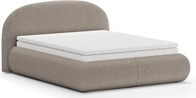 Dizajnová čalúnená posteľ MOET, 200x160, sivá (catch me 25)