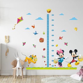 Samolepka na stenu "Detský meter - Mickey a Minnie 2" 170x100 cm