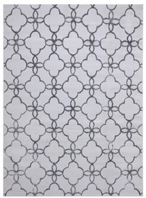 Moderný MEFE koberec 8504  Ďatelina, tmavosivý