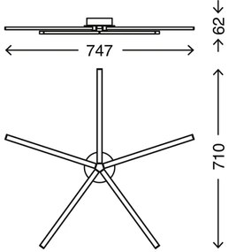 Briloner 3181-059 - LED Prisadený luster GO 5xLED/4,8W/230V