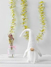 Vánoční skřítek ELF 068 - 50 cm bílý
