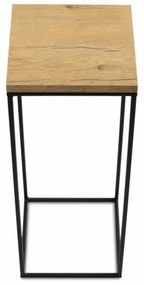 Stojan na kvety BASICLOFT 60x24 čierna/hnedá