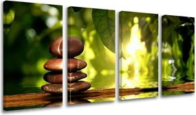 Obraz na stenu 4 dielny FENG SHUI FS036E41