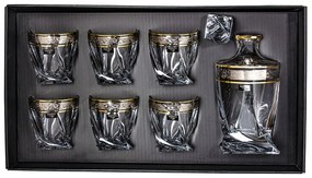 BOHEMIA QUADRO GOLD-PLATINUM WHISKY SADA 1+6 KS