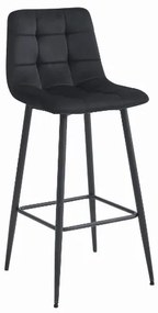 Barová stolička ARCETO - čierna