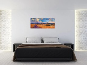 Obraz - Olejomaľba krajiny (120x50 cm)