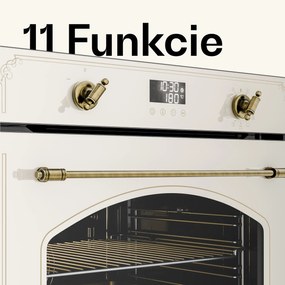 Klarstein Victoria pyro-rúra | elektrická rúra s funkciou pyrolýzy | 3150 W | 76 l | 60 cm