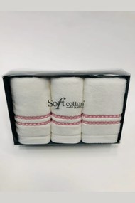 Soft Cotton 3x malý uterák CHAINE 30x50 cm