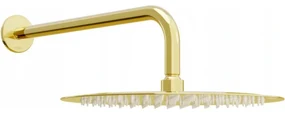 Mexen dažďová sprcha slim 30 cm s sprchovým ramenom, zlatá - 79230211-50