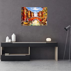 Obraz - Olejomaľba mesta III. (70x50 cm)