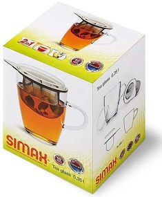 Simax Hrnček Lyra so sitkom na čaj 350 ml