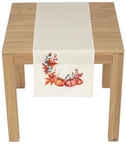 Behúň Tekvica a lístie zamatová, 40 x 150 cm