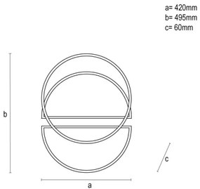 LED Stmievateľné stropné svietidlo LED/80W/230V 3000-6500K biela + diaľkové ovládanie