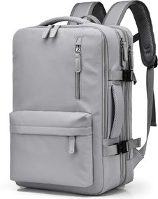Univerzálny batoh do školy, na cestovanie a šport sivá