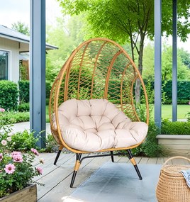 Záhradné kreslo vajíčko CALISTA