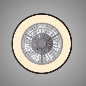 JUST LIGHT. 14447-18 - LED RGBW stmievateľný stropný ventilátor LENO LED/44W/230