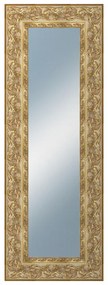 DANTIK - Zrkadlo v rámu, rozmer s rámom 50x140 cm z lišty KŘÍDLO ozdobné zlaté (2890)