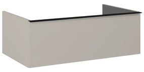 Elita Look, závesná skrinka pre umývadlo na dosku 80x45x28 cm 1S PDW, béžová matná, ELT-168592