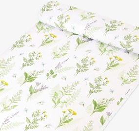 Goldea teflónová látka na obrusy - lesné kvety 160 cm