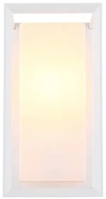 Globo 31982W - Vonkajšie nástenné svietidlo LOGANA 1xE27/60W/230V IP44 biela