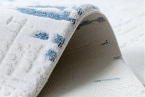 Koberec AKRYL DIZAYN 8840 slonová kosť / nebeský