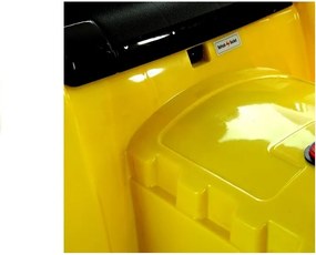 LEAN CARS Elektrický traktor s bagrom na batérie ZP1005 pre deti žltý
