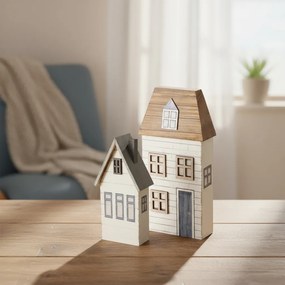 Drevené domčeky Bergström - sada 2ks Variant: Sada 1