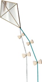 Zrkadlo Šarkan do detskej izby – akrylové zrkadlo z dreva 32x21 cm