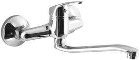 Aqualine, AQUALINE 35 nástenná batéria, ploché ramienko zvýšené, chróm, 52145