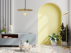 Toolight Toolight, stropné svietidlo 1xE27 APP1454-1CP, retro zlatá, OSW-02469