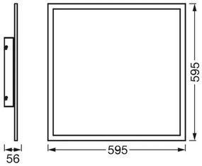 Ledvance - LED RGBW Stmievateľný panel SMART+ PLANON LED/40W/230V Wi-Fi + DO