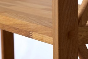 Dizajnový regál Walworth 161 cm prírodný dub