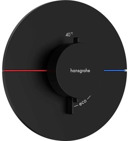 HANSGROHE ShowerSelect Comfort S termostat pod omietku, matná čierna, 15559670
