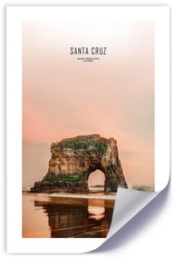 Gario Plagát Santa Cruz Farba rámu: Bez rámu, Veľkosť: 30 x 45 cm