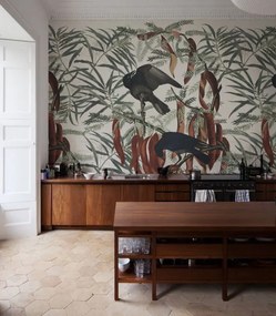 WALLCOLORS Crows wallpaper - tapeta POVRCH: Prowall Canvas